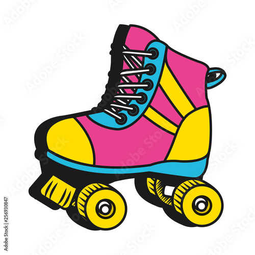 roller skate cartoon