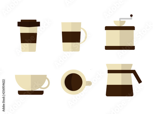 set of coffee icons