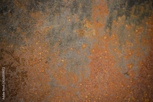 Rusted steel sheet texture and background
