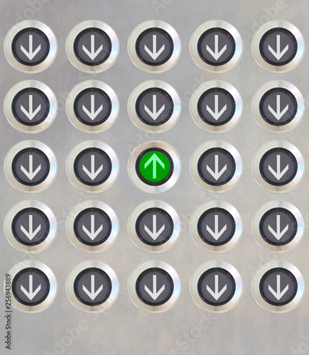 Elevator Button different direction