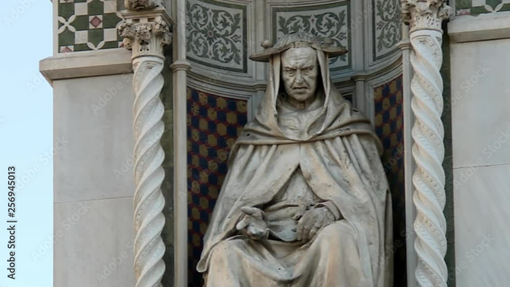 detail statue Cathedral of Santa Maria del Fiore Florence Italy detail statue Cathedral of Santa Maria del Fiore Florence Italy