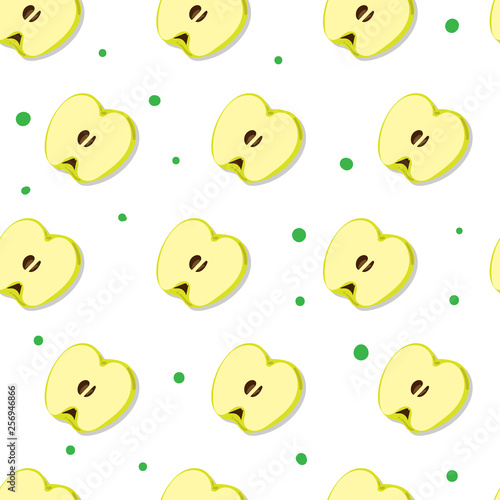 Fototapeta Naklejka Na Ścianę i Meble -  fruit pattern background graphic apple