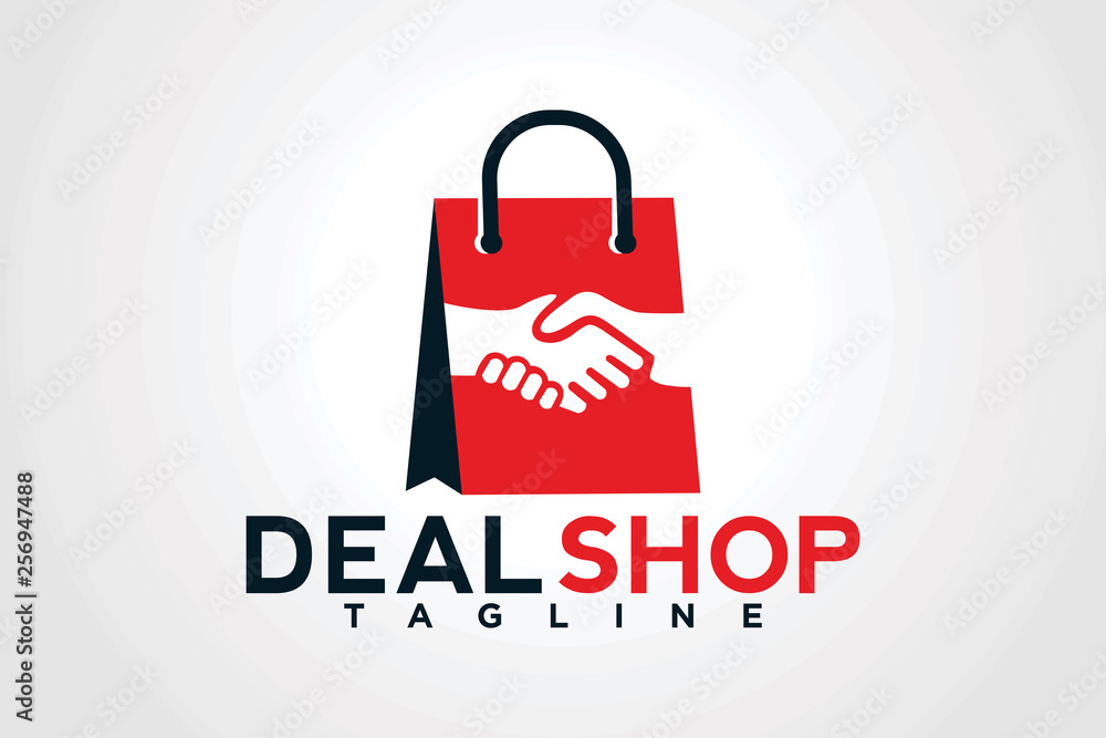 deal shop logo design template deal shop logo design template