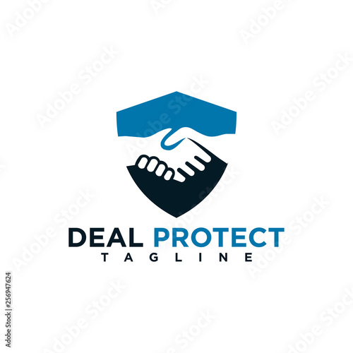deal protect logo design template element
