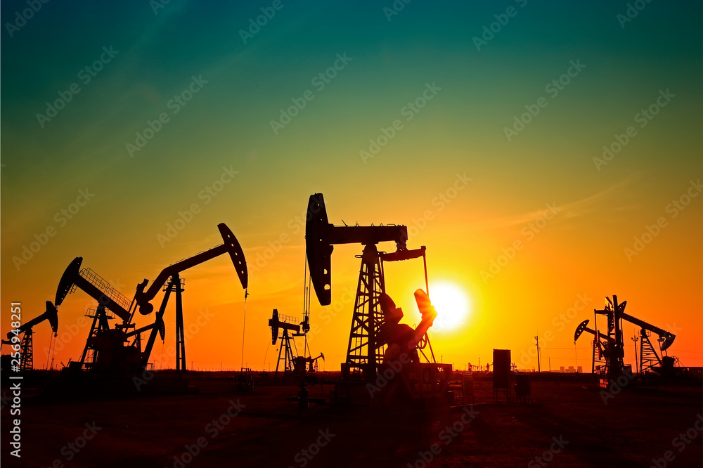The oil pump, industrial equipment The oil pump, industrial equipment