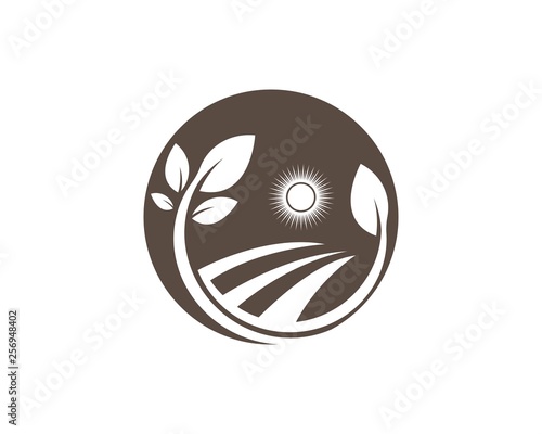 go green Logos of green leaf ecology nature element vector