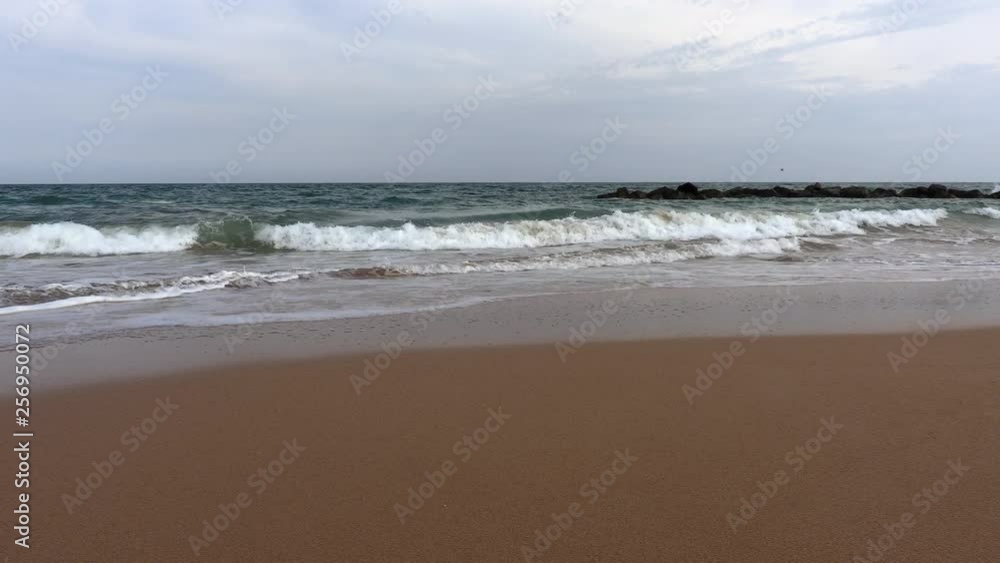 View of Indian Ocean from Hikkaduwa Beach in Hikkaduwa, Sri Lanka. Popular touristic asian destination. Seascape. Landscape. Vacation destination View of Indian Ocean from Hikkaduwa Beach in Hikkaduwa, Sri Lanka. Popular touristic asian destination. Seascape. Landscape. Vacation destination