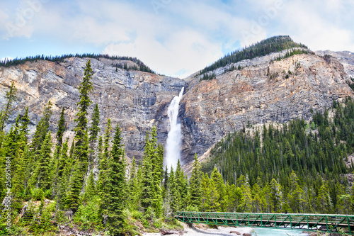 Takakkaw Falls in Yoho National Park, British Columbia, Canada photo