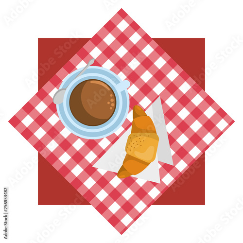 delicious tasty breakfast cartoon
