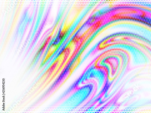 Fototapeta Naklejka Na Ścianę i Meble -  Abstract holographic wavy lines. Background for banner headline, presentation, corporate identity, flyer, poster, cover backdrop, wallpaper. Vector EPS10. Not trace, include mesh gradient only