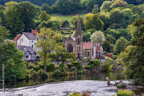 Llangollen town in north Wales photo