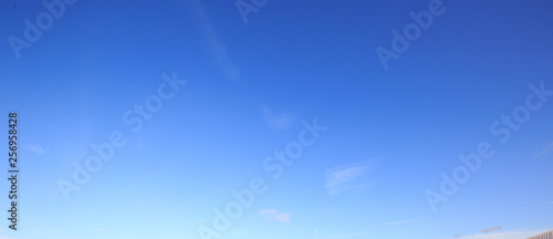 Blue Sky sunny day light whispy cloud replacement 