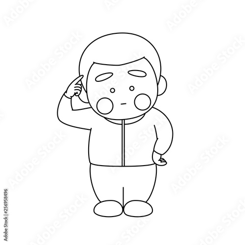 少年キャラクター困る