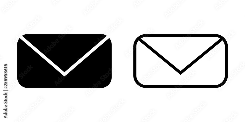 Mail vector icon. E-mail icon. Envelope illustration. Message Mail vector icon. E-mail icon. Envelope illustration. Message