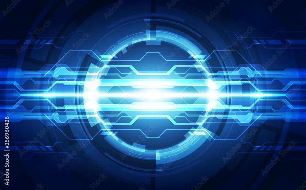 Abstract futuristic digital technology background. Illustration Vector Abstract futuristic digital technology background. Illustration Vector