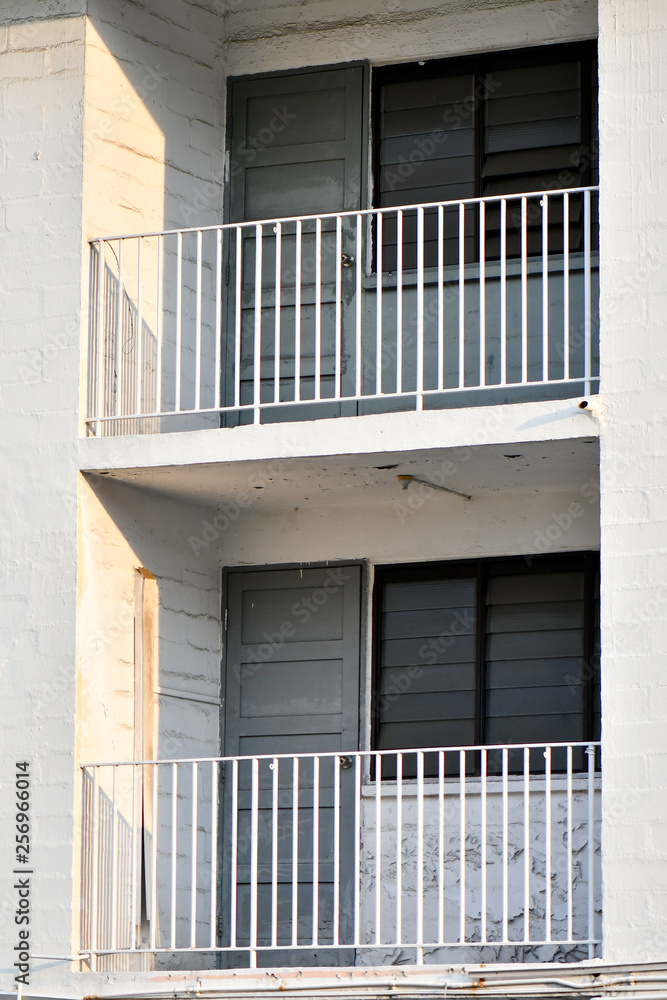 Fototapeta premium Abandon old housing estate