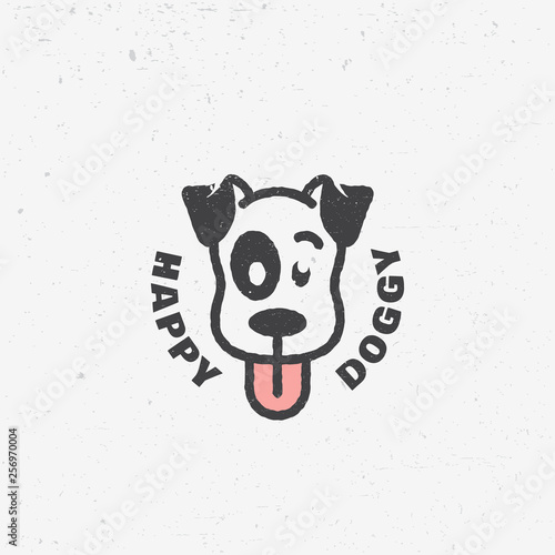 Happy doggy logo