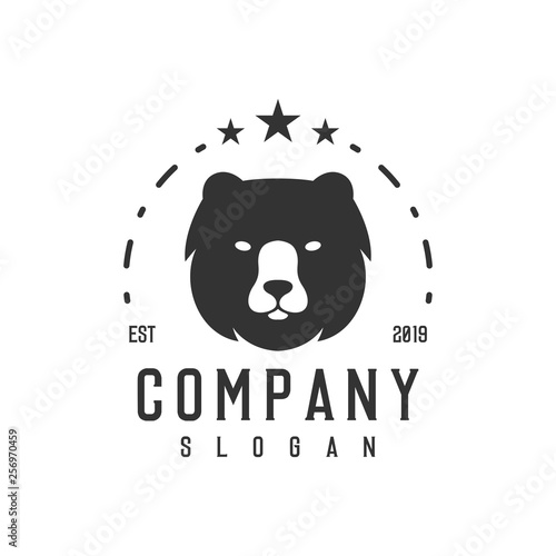 bear logo vector