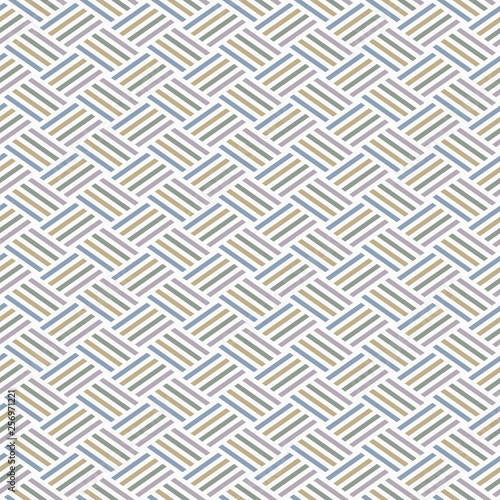 Seamless Plaid Pattern, Japanese Pattern, Vector Graphics, gokuzushimon, 五崩し紋