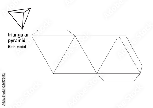 3d model maths shapes Patterns print perfectly on A4 and standard letter size paper.  To enlarge or minimize use a photocopier.  Print, cut, fold and glue the tabs to make perfect three dimensional sh