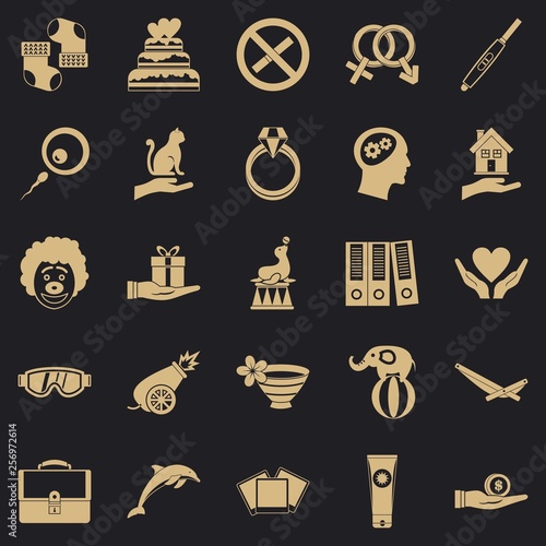 Rapture icons set. Simple set of 25 rapture vector icons for web for any design