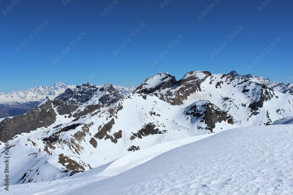 ski de randonnée dans les Alpes