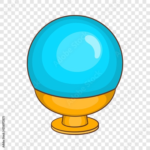 Magic ball icon in cartoon style on a background for any web design 