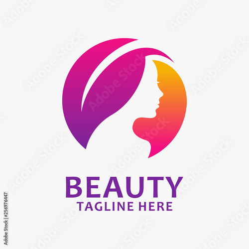 Beauty woman logo design