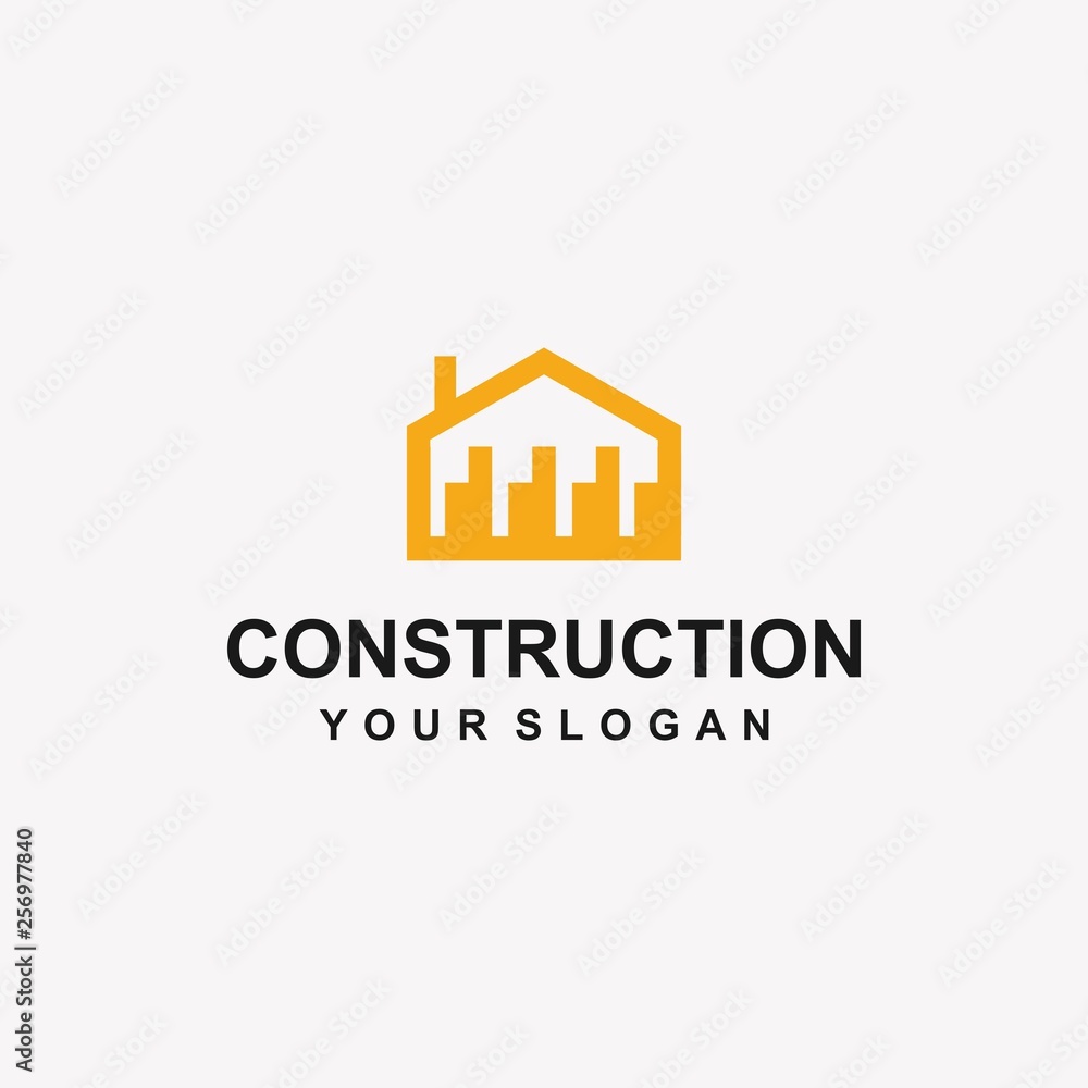 construction logo template