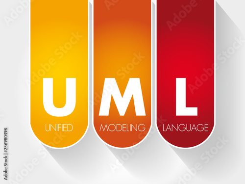 UML - Unified Modeling Language acronym, technology concept