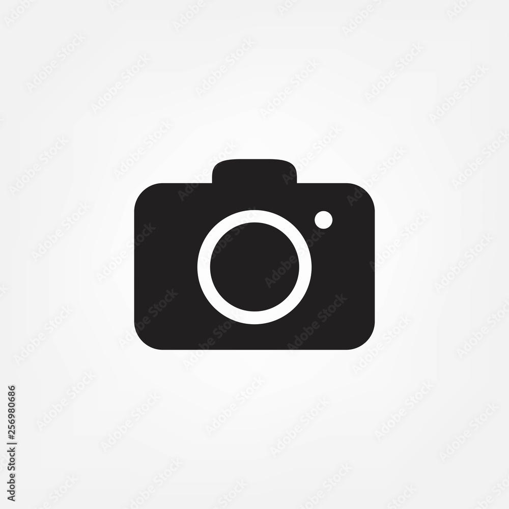 Camera icon flat Camera icon flat