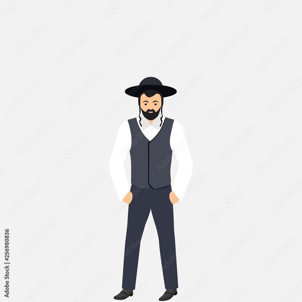 Jew man character Jew man character