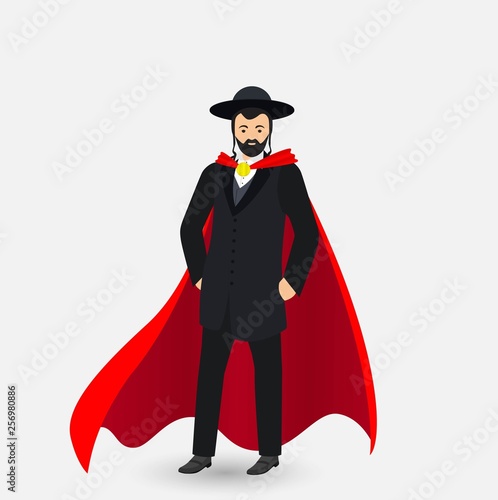 jew superhero illustration