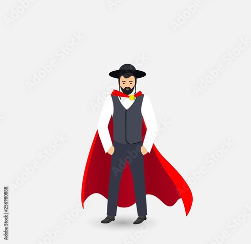 jew superhero illustration