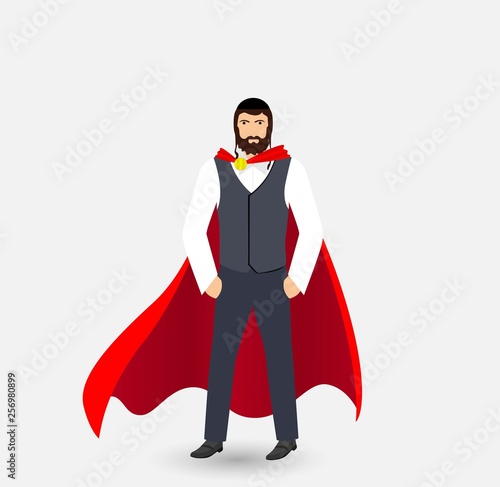 jew superhero illustration