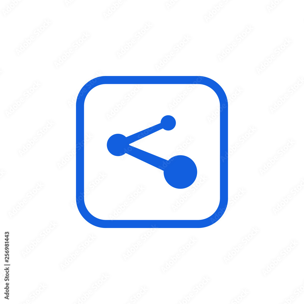 Share On Social Media Icons design symbols for technology business all company Share On Social Media Icons design symbols for technology business all company