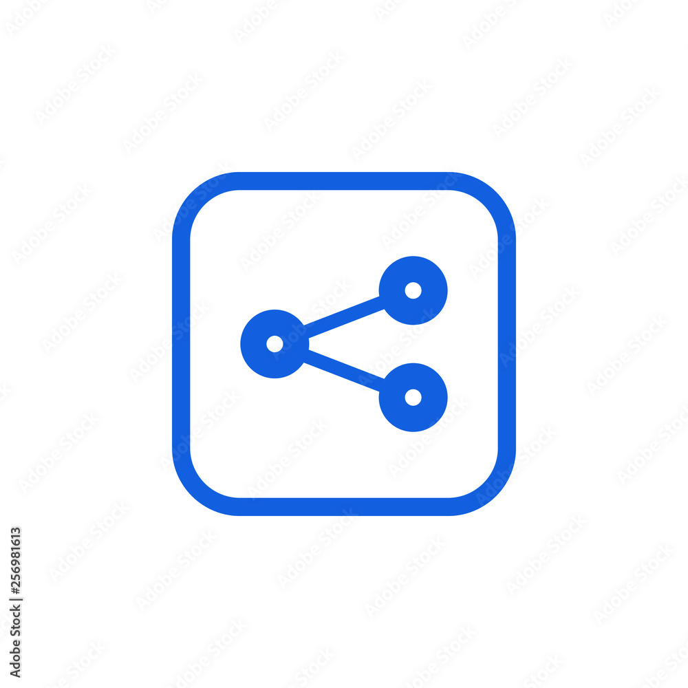 Share On Social Media Icons design symbols for technology business all company Share On Social Media Icons design symbols for technology business all company