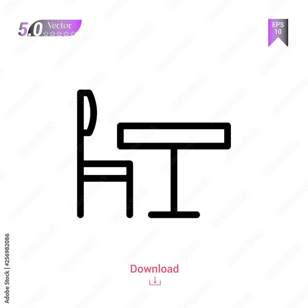 table vector icon. Best modern, simple, isolated, household-collection icons, flat icon for website design or mobile applications, UI / UX design vector format table vector icon. Best modern, simple, isolated, household-collection icons, flat icon for website design or mobile applications, UI / UX design vector format