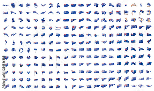 very big collection of vector flags of the Australia
