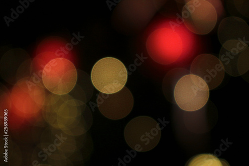 A broken light image of a fireworks © Wako