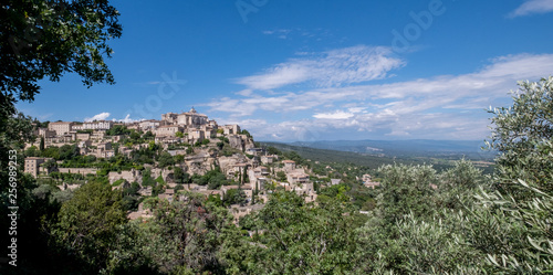 General views of village of Gordes located in french provence