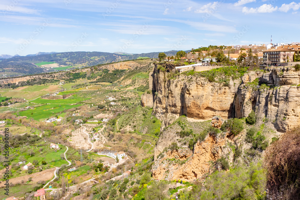 Cliffs of the city of Ronda