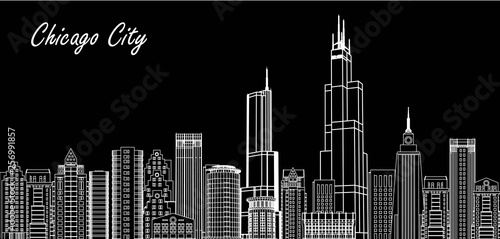Vector, chicago city