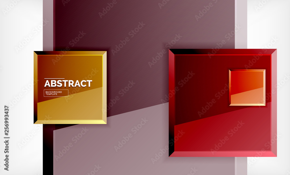 Square geometrical background