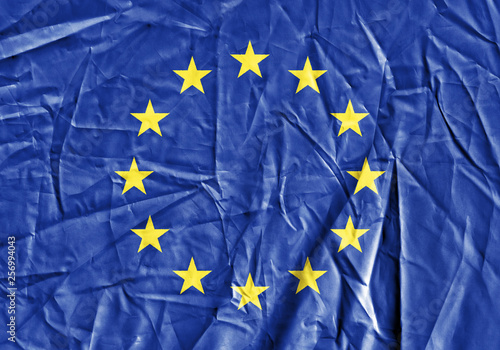 Europe EU grunge flag