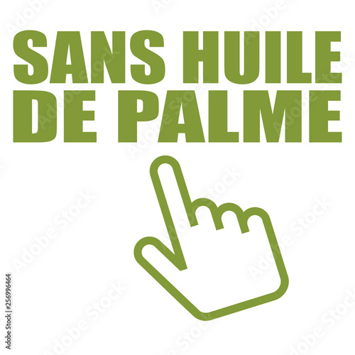 Logo sans huile de palme.