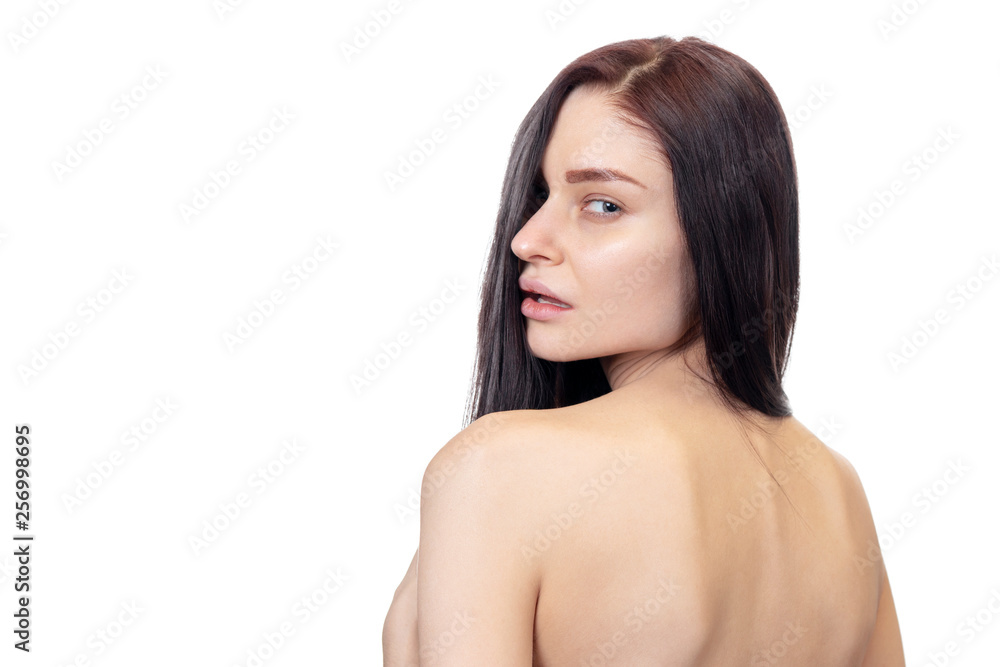 Obraz premium woman turned over her shoulder