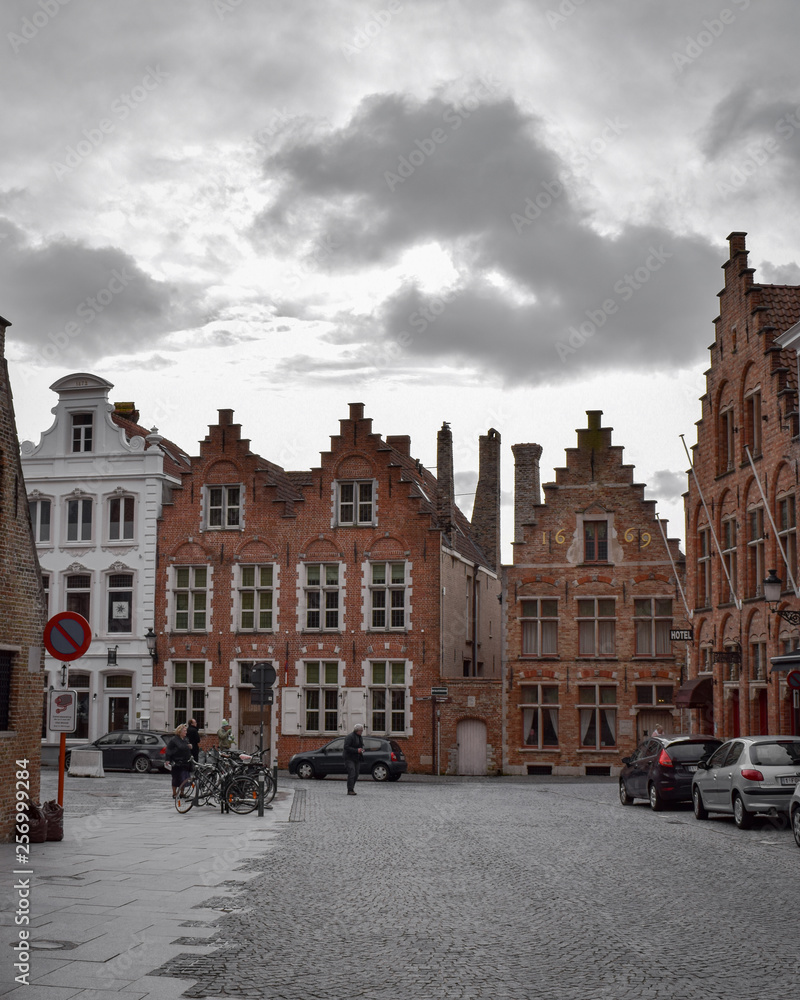 Old buildings in Brugge, Belgium