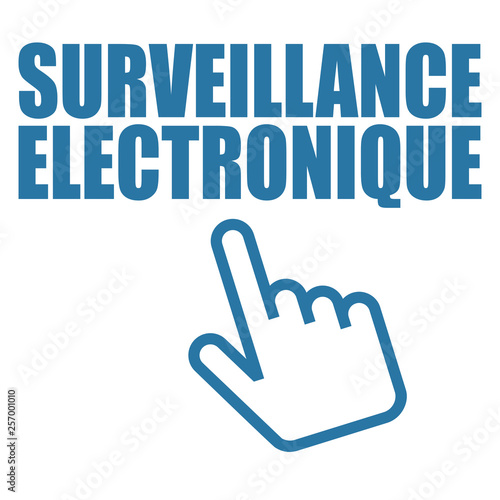 Logo surveillance électronique.
