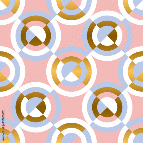 Circular geometric shapes s...